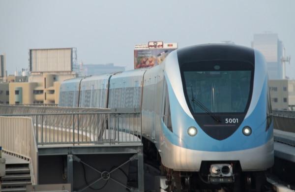 The metro, one of the most convenient ways to get around Dubai