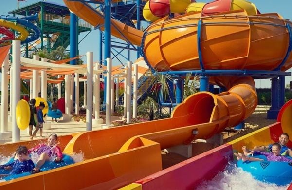 There are areas dedicated to thrill slides at Legoland Waterpark in Dubai