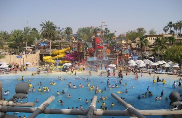 Huge water playground at Wild Wadi Waterpark in Dubai